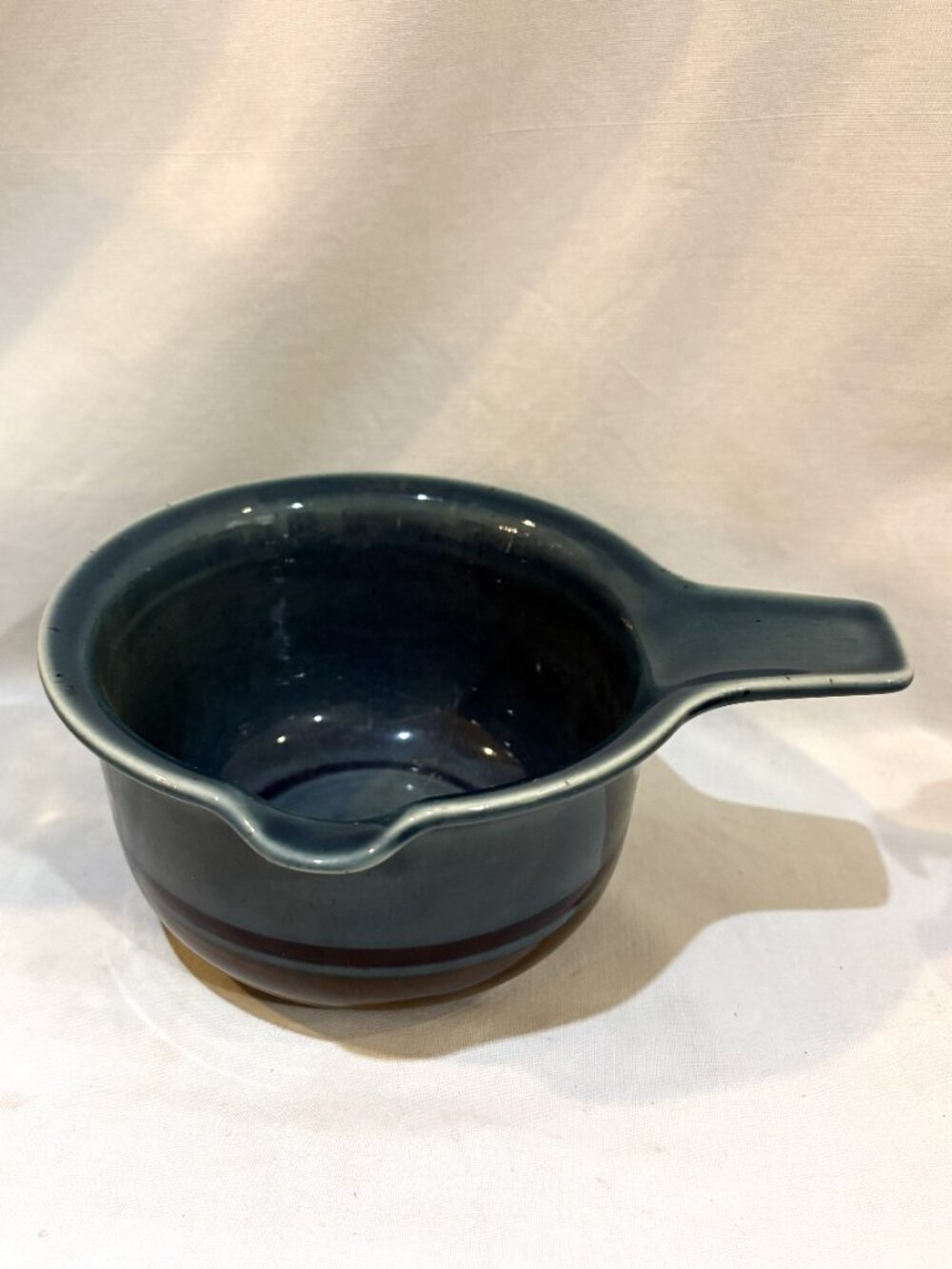 Arabia Finland Meri Blue Gravy Boat Bowl Vintage